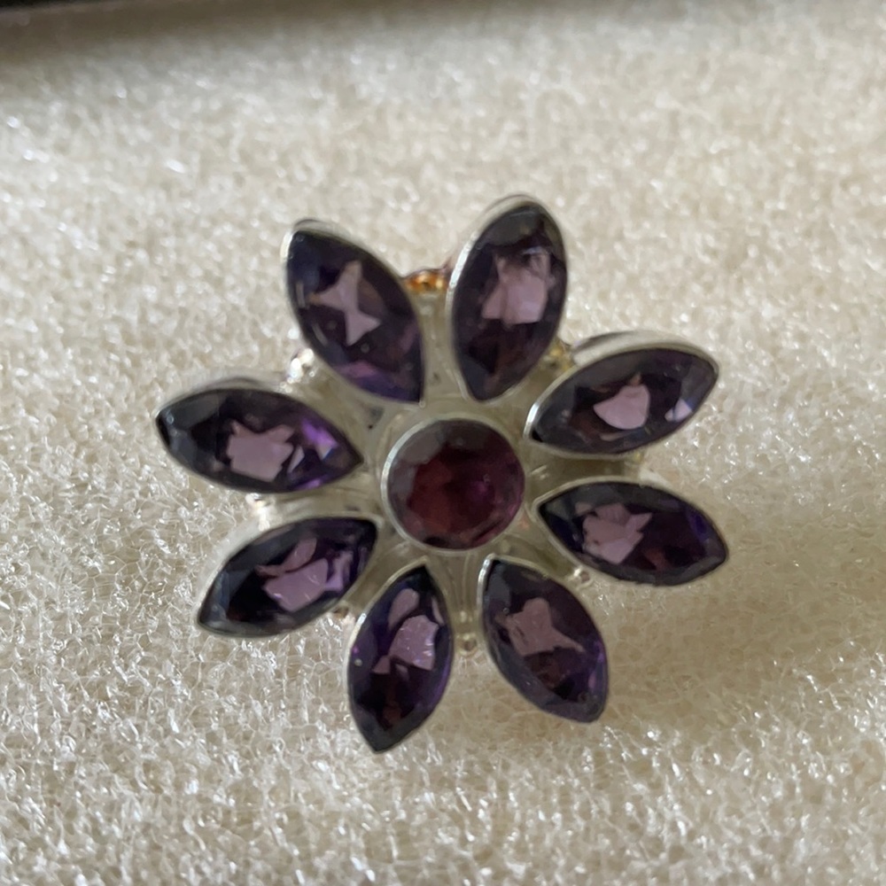 Vintage 925 amethyst ring